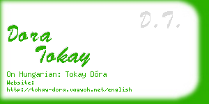 dora tokay business card